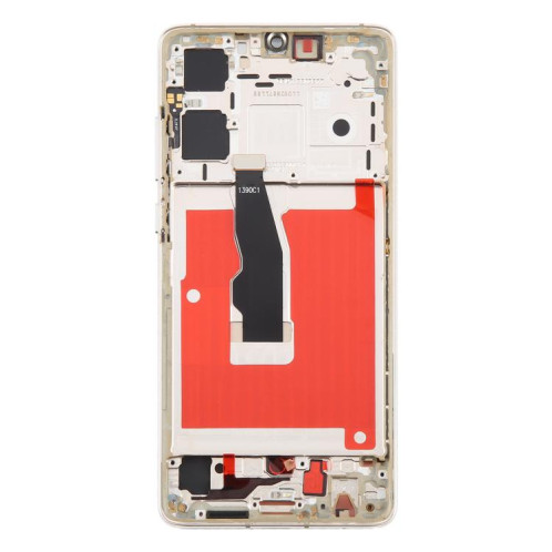 Écran LCD TFT complet avec châssis pour Huawei P30, ne prenant pas en charge l'identification par empreinte digitale (doré) SH401J561-07