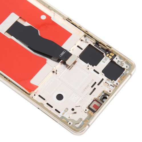Écran LCD TFT complet avec châssis pour Huawei P30, ne prenant pas en charge l'identification par empreinte digitale (doré) SH401J561-07