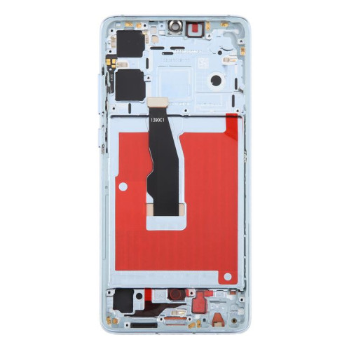 Écran LCD TFT complet avec châssis pour Huawei P30, ne prenant pas en charge l'identification par empreinte digitale (bleu) SH401L1307-07