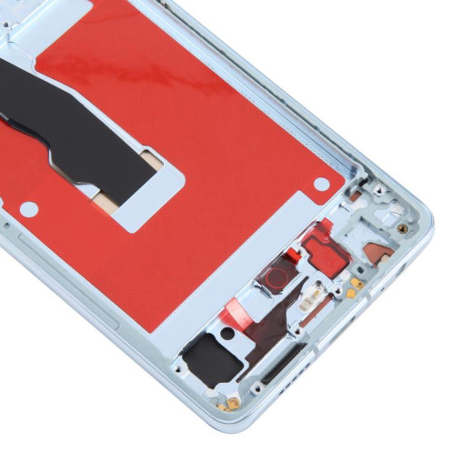 Écran LCD TFT complet avec châssis pour Huawei P30, ne prenant pas en charge l'identification par empreinte digitale (bleu) SH401L1307-07