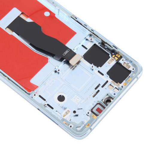 Écran LCD TFT complet avec châssis pour Huawei P30, ne prenant pas en charge l'identification par empreinte digitale (bleu) SH401L1307-07