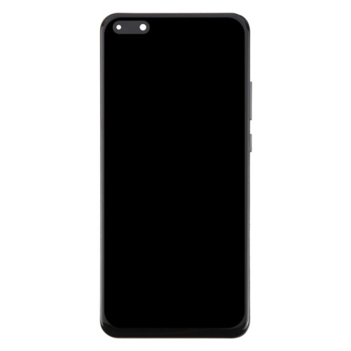 Écran LCD TFT complet avec châssis pour Huawei P40 Pro, sans identification par empreinte digitale (noir) SH402B256-07