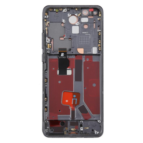 Écran LCD TFT complet avec châssis pour Huawei P40 Pro, sans identification par empreinte digitale (noir) SH402B256-07