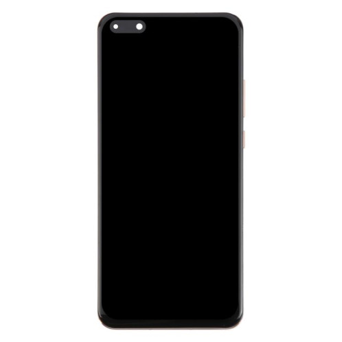 Écran LCD TFT complet avec châssis pour Huawei P40 Pro, sans identification par empreinte digitale (doré) SH402J436-07