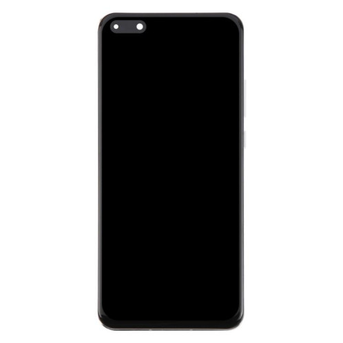 Écran LCD TFT complet avec châssis pour Huawei P40 Pro, sans identification par empreinte digitale (argent) SH402S1402-07