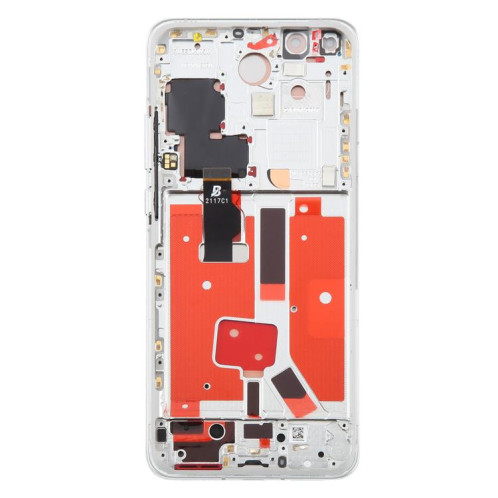 Écran LCD TFT complet avec châssis pour Huawei P40 Pro, sans identification par empreinte digitale (argent) SH402S1402-07