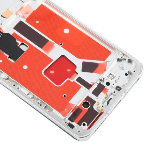 Écran LCD TFT complet avec châssis pour Huawei P40 Pro, sans identification par empreinte digitale (argent) SH402S1402-07