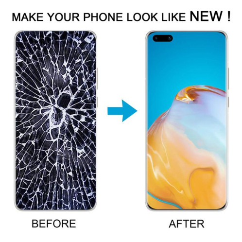 Écran LCD TFT complet avec châssis pour Huawei P40 Pro, sans identification par empreinte digitale (bleu) SH402L212-07