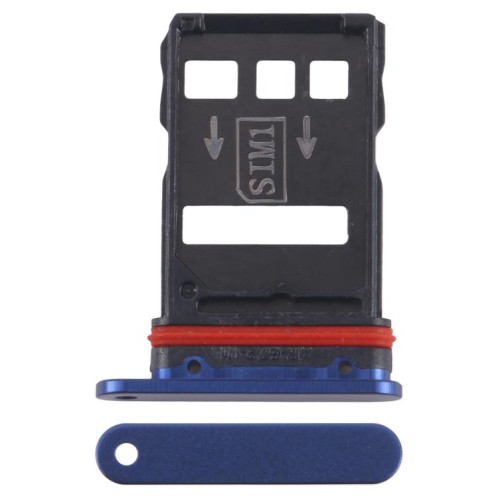 Tiroir pour carte SIM + plateau pour carte SIM (bleu) pour ZTE Nubia RedMagic 7 NX679J SH410L151-04