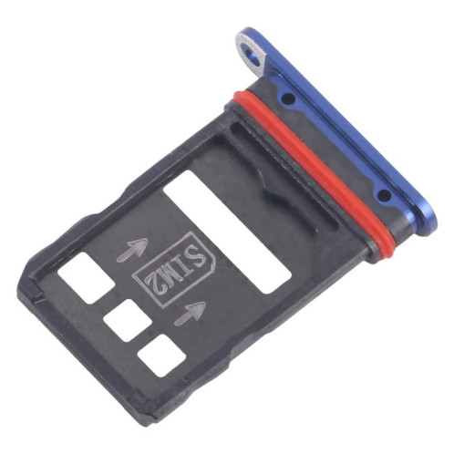 Tiroir pour carte SIM + plateau pour carte SIM (bleu) pour ZTE Nubia RedMagic 7 NX679J SH410L151-04