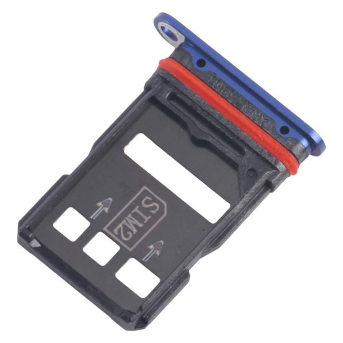 Tiroir pour carte SIM + plateau pour carte SIM (bleu) pour ZTE Nubia RedMagic 7s Pro NX709S SH415L1982-04
