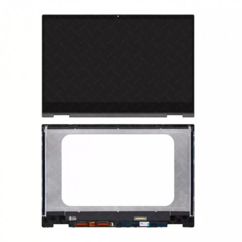 Écran LCD pour HP Pavilion X360 14-DW 14M-DW Assemblage complet du numériseur avec cadre (Noir) SH452B1317-04