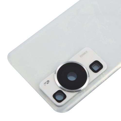 Cache arrière de batterie et objectif d'appareil photo pour Huawei P60 (blanc) SH56WL1759-07