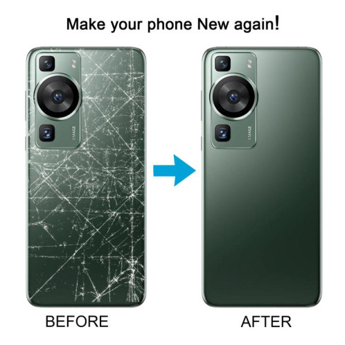 Cache arrière de batterie et objectif d'appareil photo pour Huawei P60 Pro (vert) SH57GL1974-07