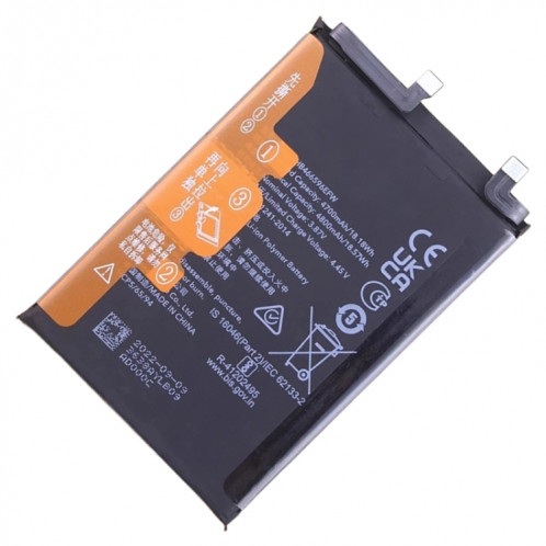 Remplacement de batterie 4800mAh pour Honor X30 ANY-AN00 / Magic4 Lite 5G HB466596EFW SH9515269-03