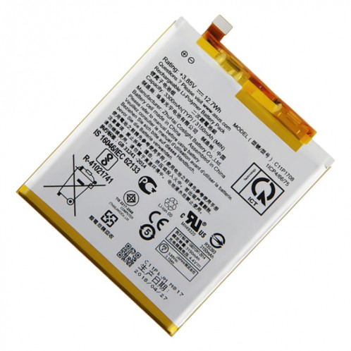 Batterie de remplacement 3150mAh pour téléphone ASUS ROG 5 / 5Z ZE620KL X00QD ZS620KL Z01RD C11P1708 SH95351256-03