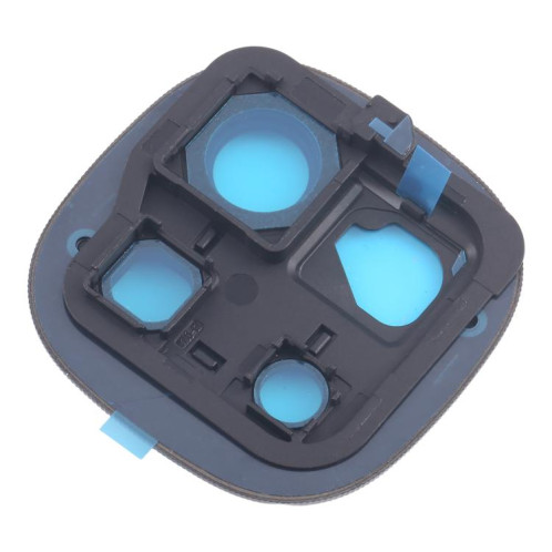 Cadre d'objectif de caméra arrière pour Xiaomi Redmi Note 14 Pro+ 5G (argent) SH554S1950-04