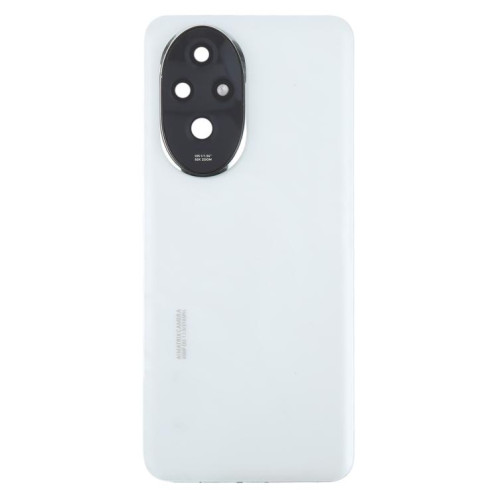 Cache arrière de batterie OEM pour Honor 200 avec cache d'objectif d'appareil photo (blanc) SH76WL359-07