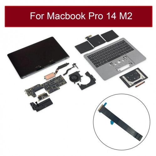 821-04155-01 Câble flexible du pavé tactile pour Macbook Pro 14 M2 A2779 2023 EMC8102 SH96481368-05