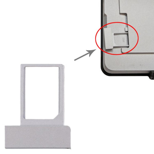 Plateau de carte SIM pour Microsoft Surface Pro 5 1807 LTE (argent) SH720S69-04