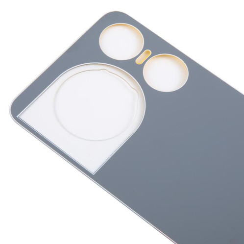 Coque arrière en verre avec adhésif pour ZTE Nubia Music 2 (jaune) SH24YL1037-07