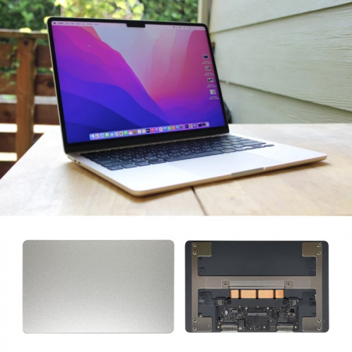 Pavé tactile pour MacBook Air M2 13 2022 A2681 (Argent) SH742S747-06