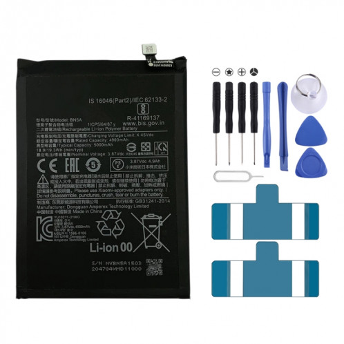 Remplacement de la batterie pour Xiaomi Poco M3 Pro 5G BN5A 5000mAh SH9754485-00