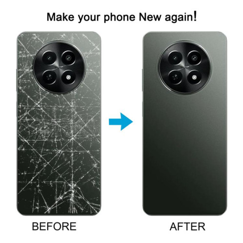 Coque arrière pour Realme 12x avec cache d'objectif d'appareil photo SH79GL1892-07