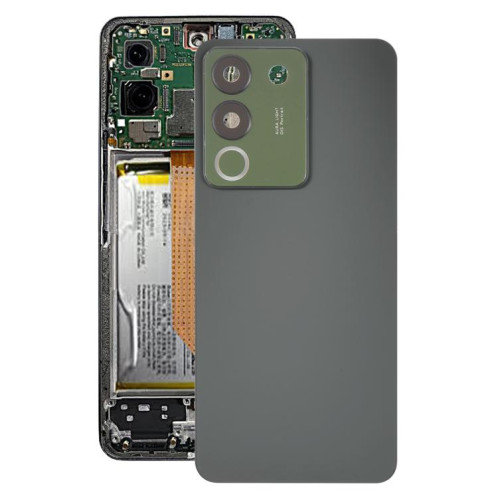 Coque arrière avec cache d'objectif pour Vivo V29e (noir) SH86BL1121-07