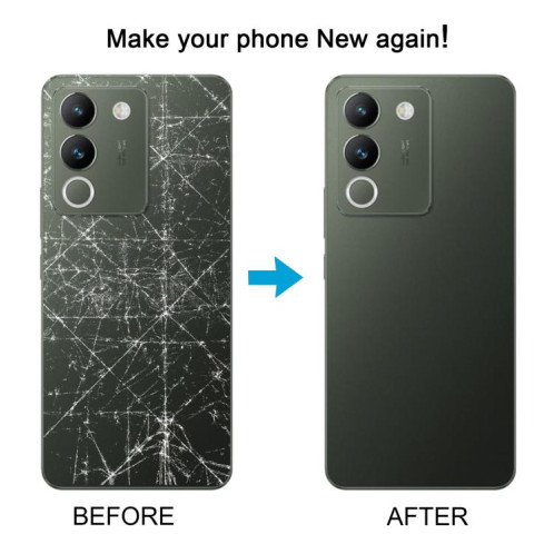 Coque arrière pour Vivo V29e avec cache d'objectif (rose) SH86FL267-07