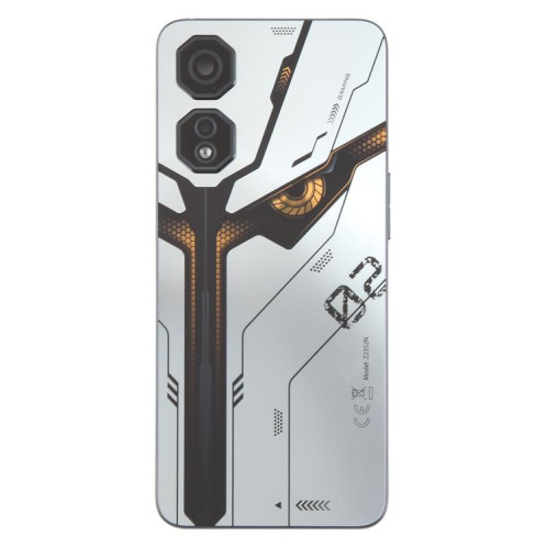 Cache arrière de batterie en plastique avec cache d'objectif d'appareil photo pour ZTE Nubia Neo 2 Z2352N (argent) SH92SL1989-07