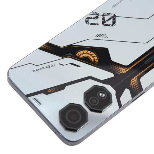 Cache arrière de batterie en plastique avec cache d'objectif d'appareil photo pour ZTE Nubia Neo 2 Z2352N (argent) SH92SL1989-07