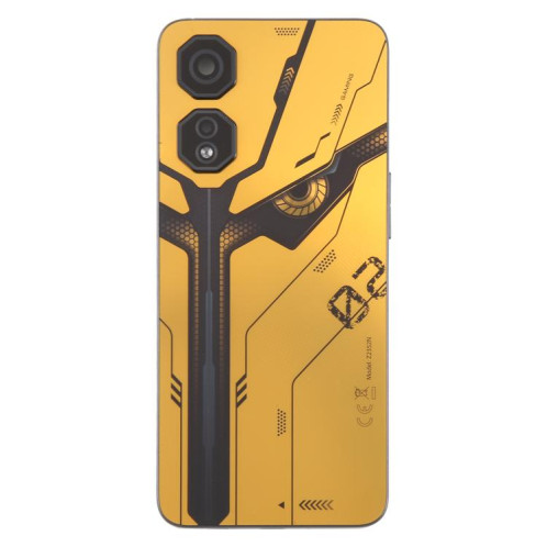 Cache arrière de batterie en plastique pour ZTE Nubia Neo 2 Z2352N avec cache d'objectif d'appareil photo (jaune) SH92YL1417-07
