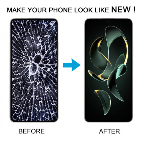 Pour Xiaomi 13T Matériau AMOLED d'origine Écran LCD Numériseur Assemblage complet avec cadre (Vert) SH841G666-07