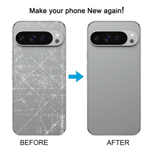 Coque arrière d'origine pour Google Pixel 9 Pro XL (gris) SH57HL1379-07