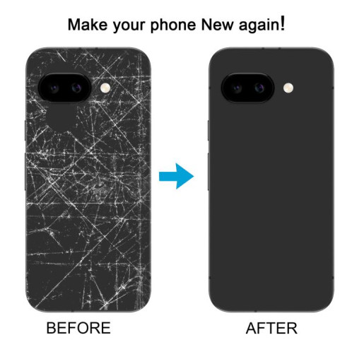 Coque arrière d'origine pour Google Pixel 9a (noire) SH58BL39-07