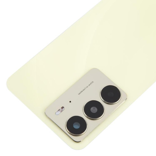 Coque arrière d'origine pour Realme C75 4G avec cache d'objectif (jaune) SH88YL484-07