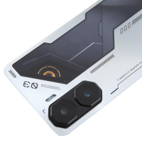 Cache arrière de batterie en plastique pour ZTE Nubia Neo 3 avec cache d'objectif d'appareil photo (argent) SH96SL444-07