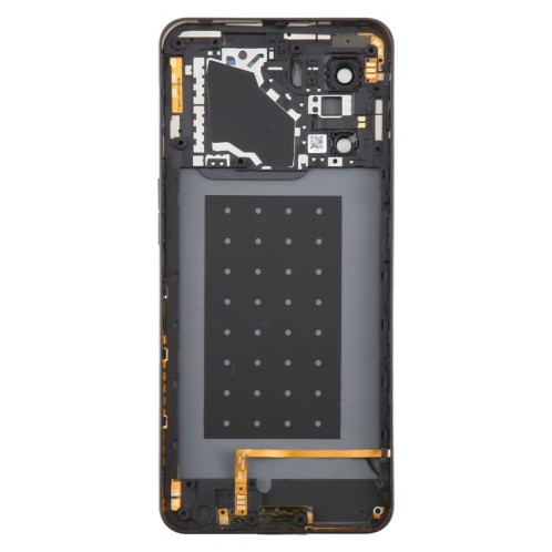 Cache arrière de batterie en plastique pour ZTE Nubia Neo 3 avec cadre central et cache d'objectif d'appareil photo (noir) SH98BL1826-07