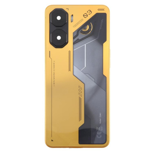 Cache arrière de batterie en plastique pour ZTE Nubia Neo 3 avec cadre central et cache d'objectif d'appareil photo (doré) SH98JL1378-07