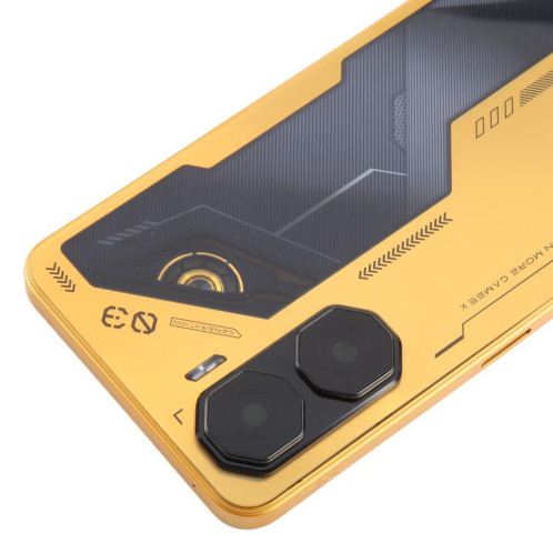 Cache arrière de batterie en plastique pour ZTE Nubia Neo 3 avec cadre central et cache d'objectif d'appareil photo (doré) SH98JL1378-07