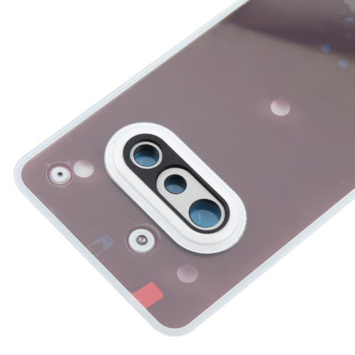 Coque arrière en verre avec cadre pour appareil photo pour téléphone For Nothing Phone 3a A059 (blanc) SH01WL229-07