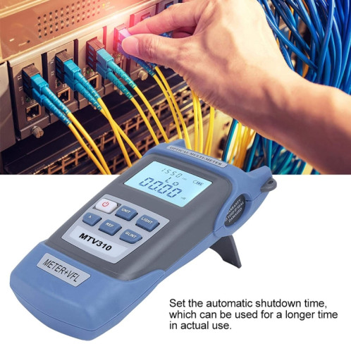 Testeur de câble optique de fibre de compteur de puissance optique de fibre MTV310 SB00031388-08
