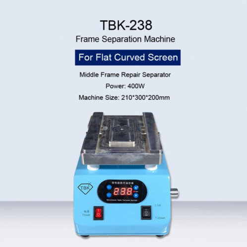 TBK-238 Machine automatique de séparateur de couverture arrière en verre de téléphone portable ST00101067-06