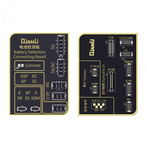 Qianli iCopy Plus Programmeur de réparation de couleur d'origine pour écran LCD 2 en 1 pour iPhone SQ00331190-06