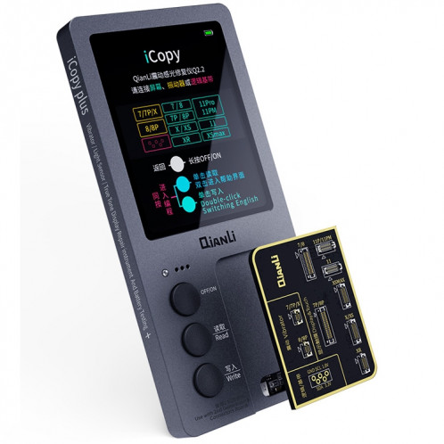 Qianli iCopy Plus Programmeur de réparation de couleur d'origine pour écran LCD 2 en 1 pour iPhone SQ00331190-06
