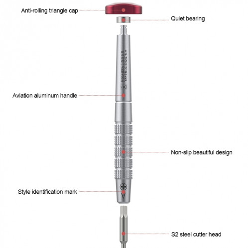 Tournevis de précision de réparation de téléphone S2 Torx SH0374246-016