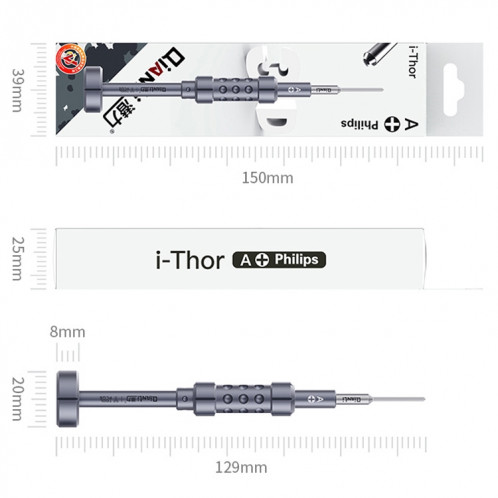 Tournevis Qianli i-Thor S2 Precision 3D Texture Y Forme SQ0401930-016