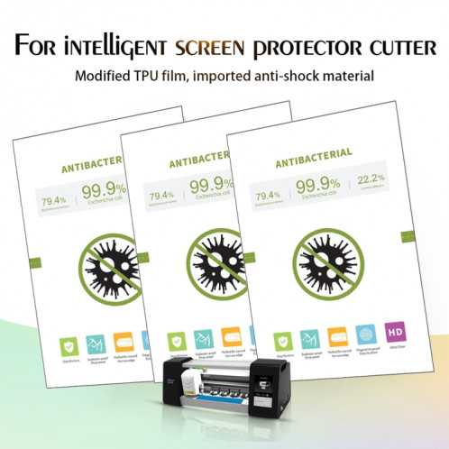 50 PCS F0003 HD Antibacteria TPU Soft Film Fournitures pour Protector Cutter SH00611188-08
