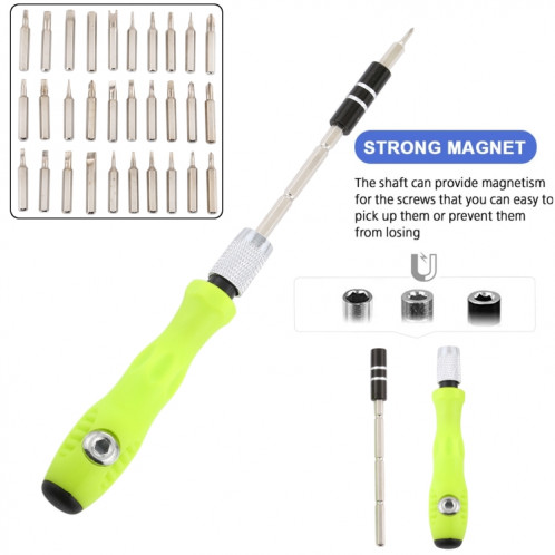 Trousse d'outils de tournevis pour outils manuels de réparation polyvalents 32 en 1 SH01211742-011